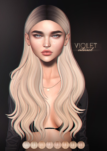 .Entwined. Violet / Light Blondes