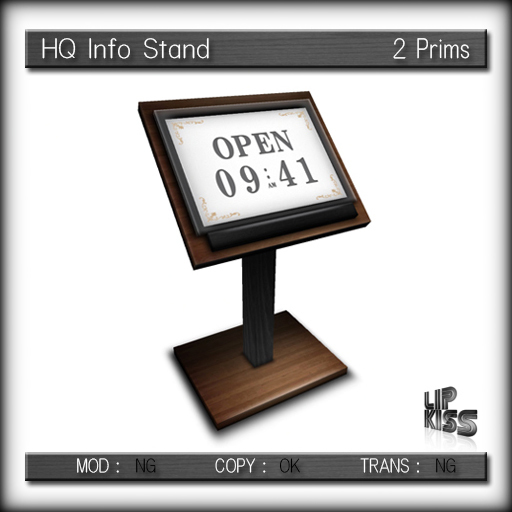 [ Lip Kiss ] Info Stand