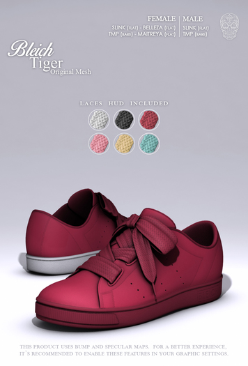 Bleich - Mesh Tiger - Red