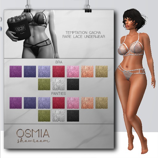OSMIA - Temptation.Gacha.Lace.Underwear  - Maitreya - RARE