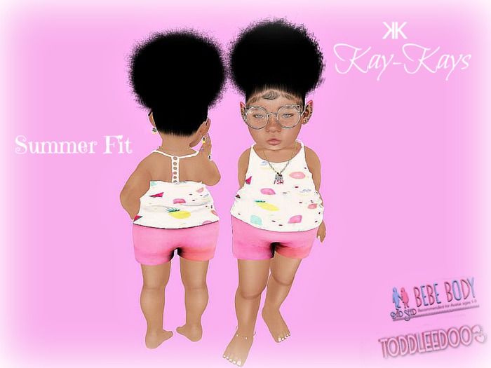 [KK] Summer shorts set