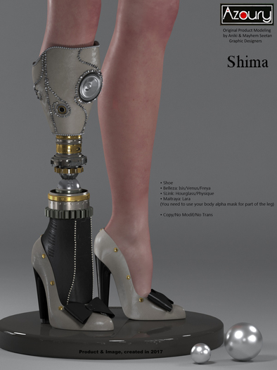 AZOURY - Shima Shoe [Grey]