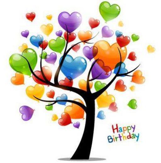 happy birthday tree