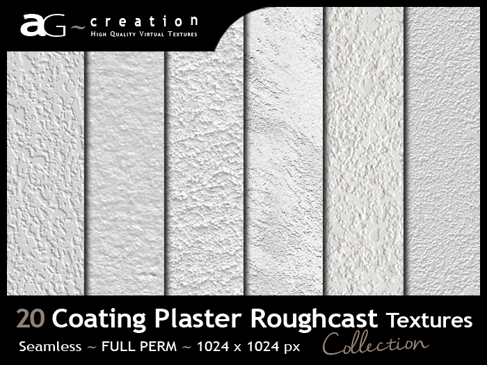 FULL PERM - 20 Textures Coating - Plaster - Roughcast