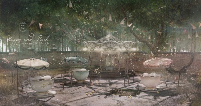 {anc} Happy End Park Complete Set w/ Rare's