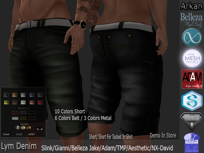 .::Arkan::. Short Lym Denim