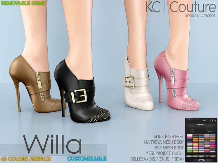 -KC- WILLA ANKLE BOOTS / MAITREYA SLINK BELLEZA EVE TMP