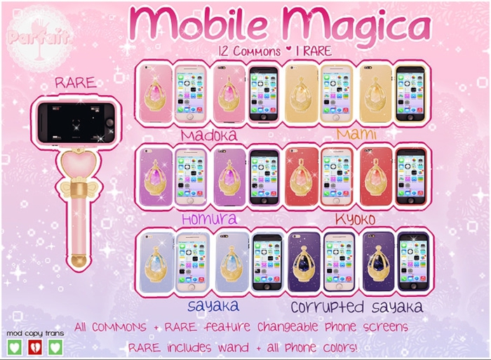 [ parfait. ] Mobile Magica Sayaka (Black)
