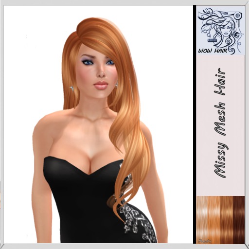 (WOW Hair) Missy  Mesh Hair Reds