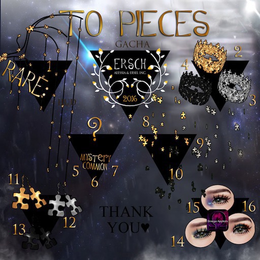 ERSCH - To Pieces  Gacha 07 Secret Black