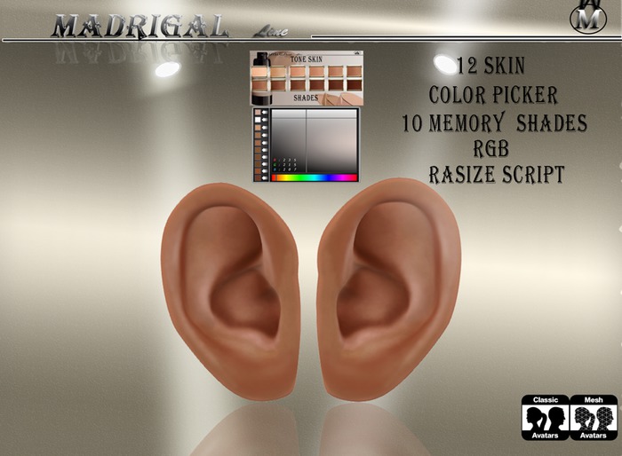 MADRIGAL :. MESH EAR  MALE