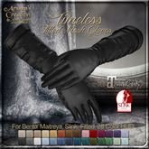 {AS} Timeless Bento Fitted Mesh Gloves for Women: Classic Leather, 28 color HUD, Maitreya, Slink, Physique, Hourglass