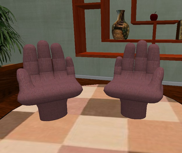 Palm Sofa   - Violet
