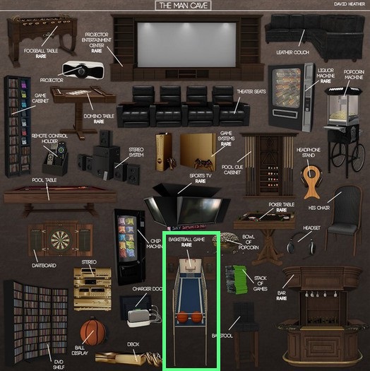 -David Heather-Basketball Game RARE