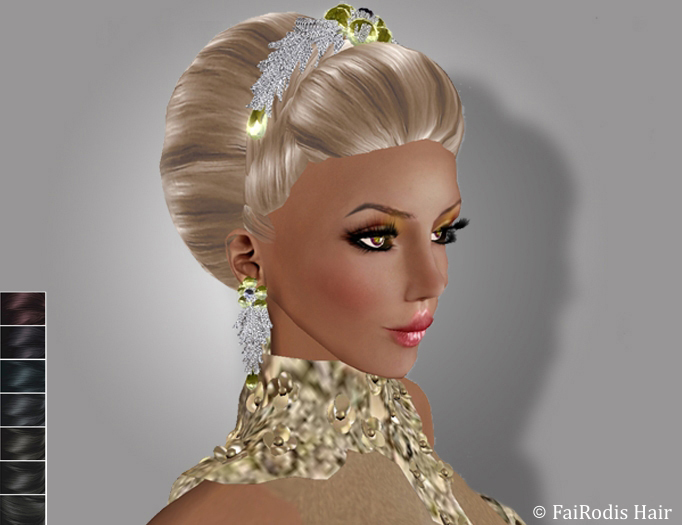 FaiRodis Queen of Dreams hair bkack1 ANTI LAG VERSION