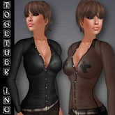 Together Inc. Button Down Shirt black