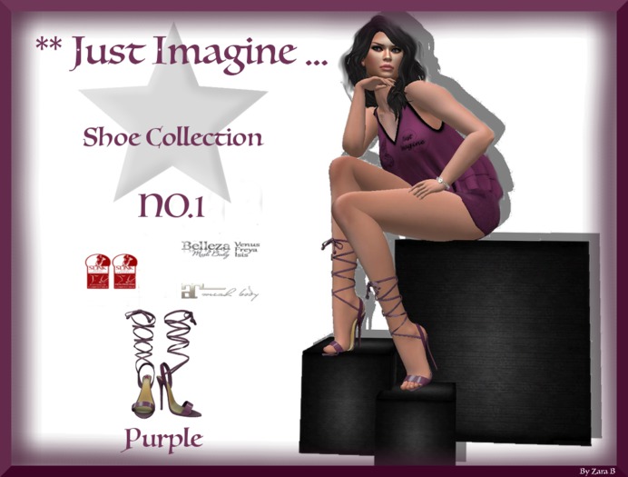 ** Just Imagine Shoe Collection NO.1 Purple