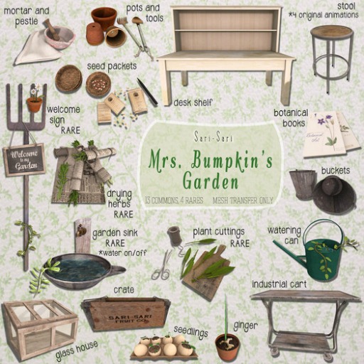 Sari-Sari - Mrs. Bumpkin's Garden - Industrial Cart