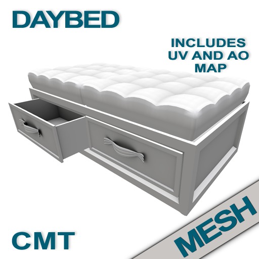 Daybed with Drawers [MESH]