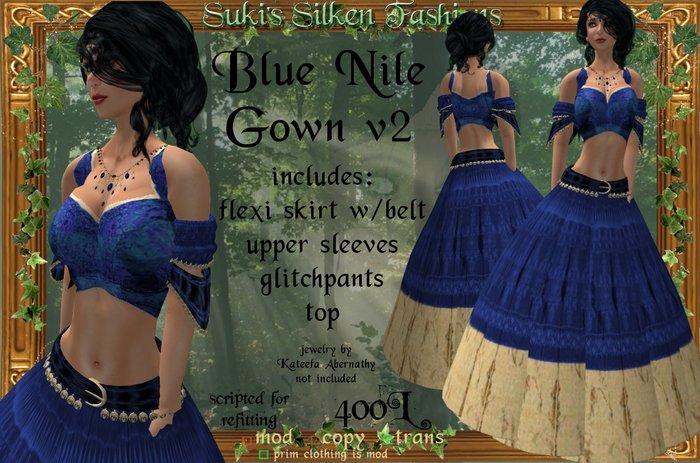 !~SSF~! Blue Nile Dress v2