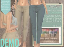 Addams "Donna" Cargo Jogger Pants - Maitreya, Belleza, Slink #DEMO