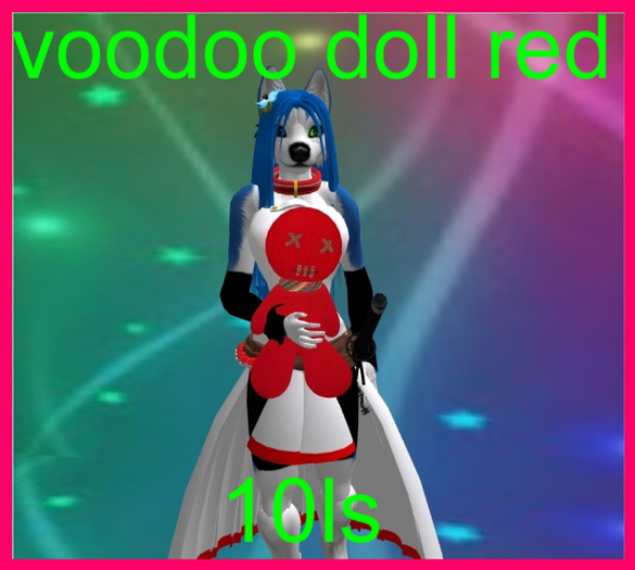 voodoo red doll (BOXED)