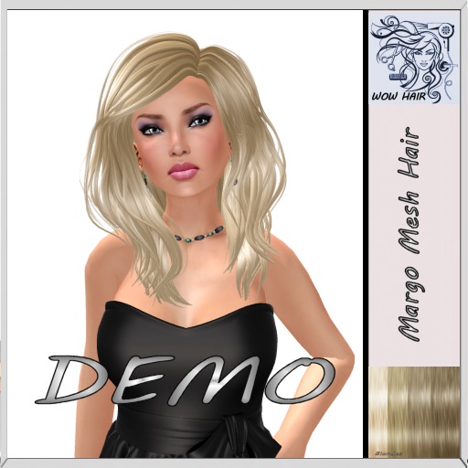 (WOW Hair) Margo  Mesh Hair DEMO