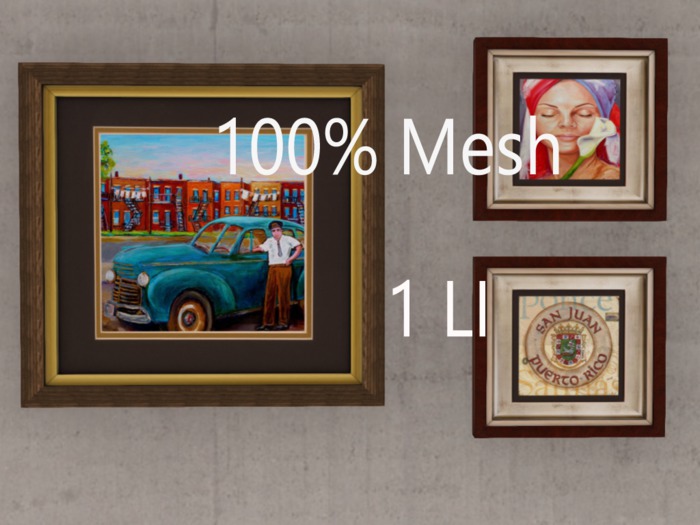 C.M. Trio Frames - Wooden [PR] ArtCollection