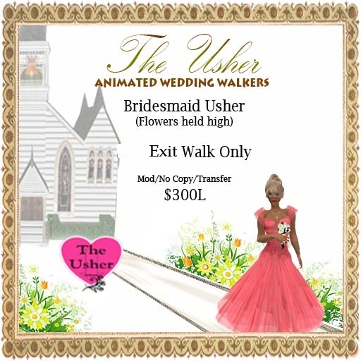 Bridesmaid Wedding Walk (Flowers Held High) - Exit Walk