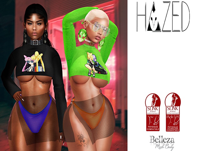 /\ Hazed /\ BadGal Skirt