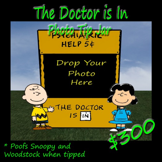 The Dr is In Tip Jar 