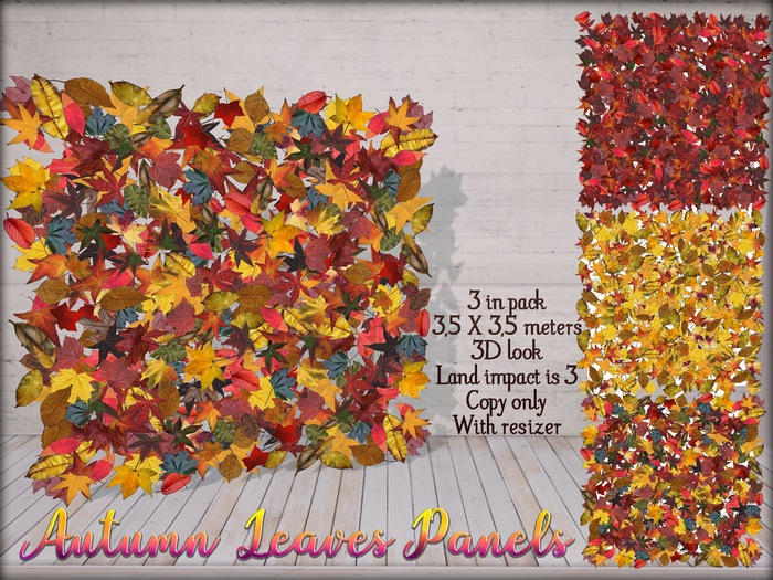 Autumn Leaves Wall Panels