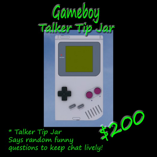 Gameboy Tip Jar 