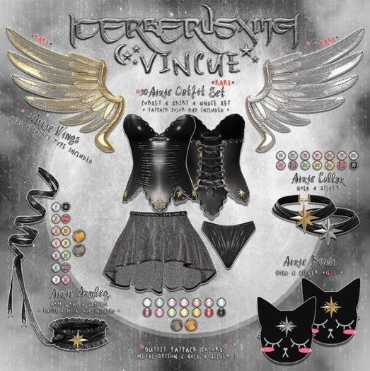 {vincue} & [CX] - Airie+Wings - Gold RARE