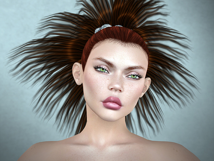 Face Paint Peach Lip Pallet for LeLutka Head