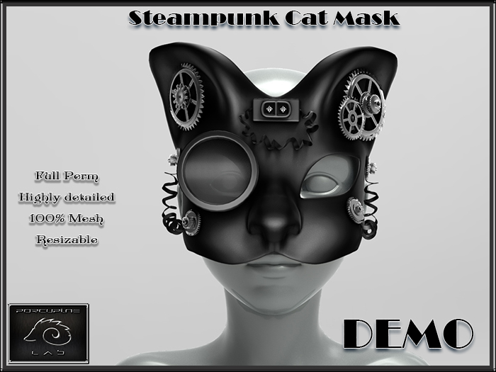 [PL] - DEMO - Steampunk Cat Mask