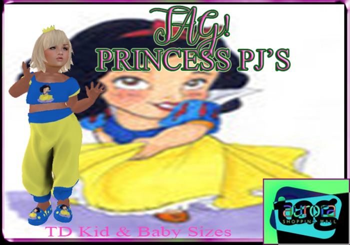 TAG! Princess PJ's TD B&K - Snow