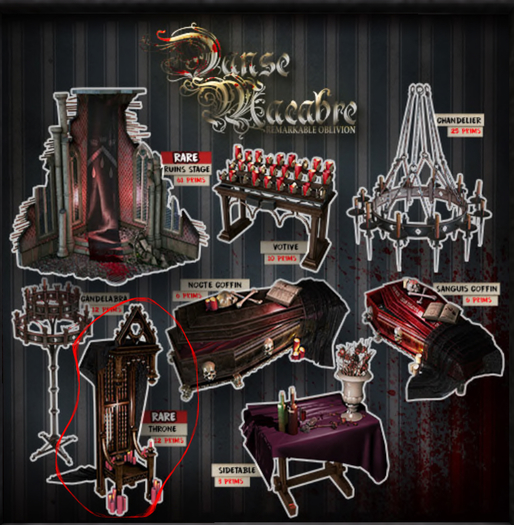 RO - Danse Macabre - Throne RARE