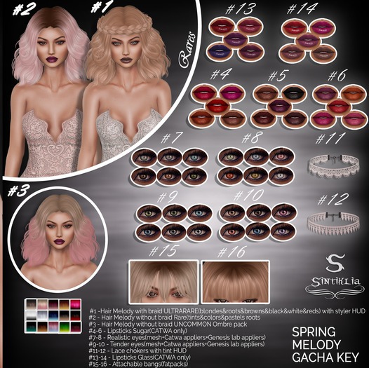 #5 Sintiklia - Spring melody - Sugar lipstick set 2