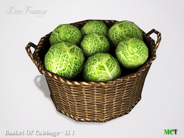 ~DecoFranzy~ Basket Of Cabbage (CM)
