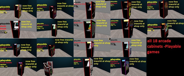 arcade cabinet all 18 classics