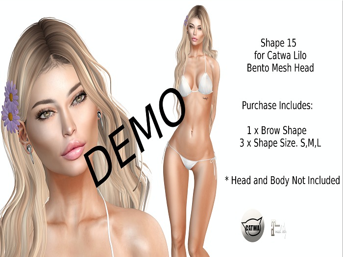 Shape 15 DEMO for Catwa Lilo Bento Head