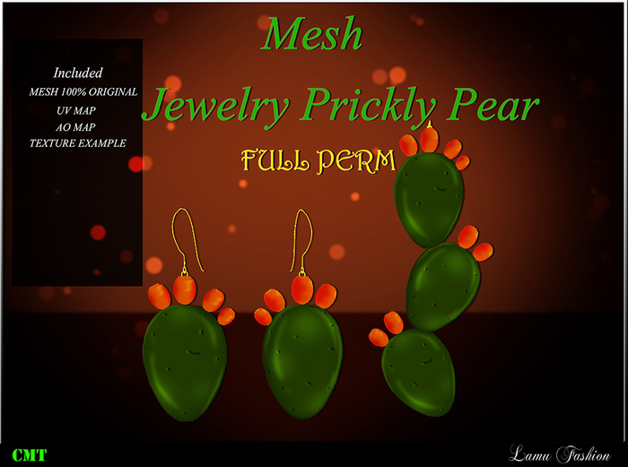 -Lamu Fashion-Mesh Jewelry Prickly Pear FULL PERM