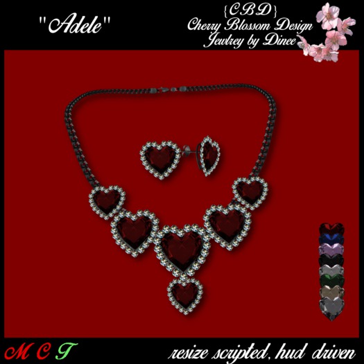 {CBD} Adele Necklace and Earrings (BOXED)