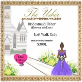 Bridesmaid Wedding Walk (Flowers Held Low) - Exit Walk