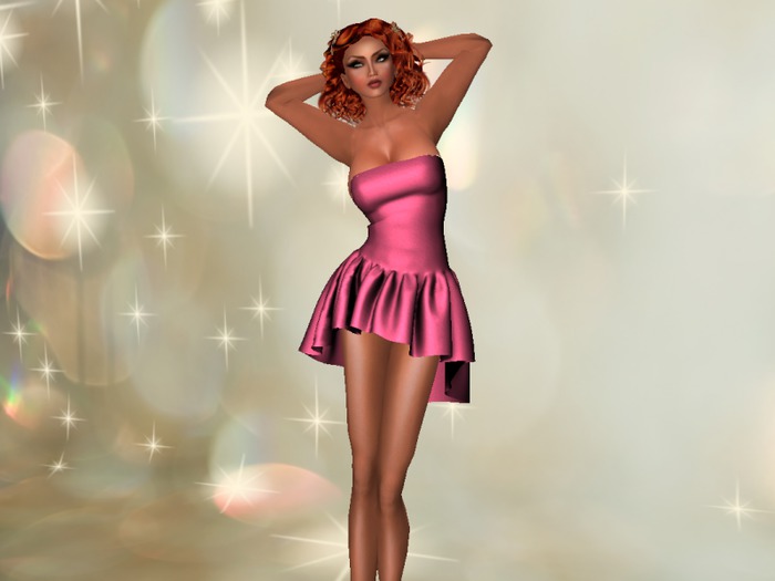 Cute Strapless Dress Morganite