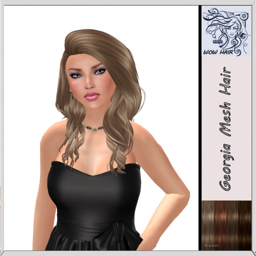 (WOW Hair) Georgia Mesh Hair Browns