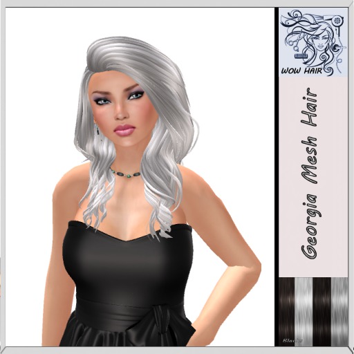 (WOW Hair) Georgia Mesh Hair Blacks