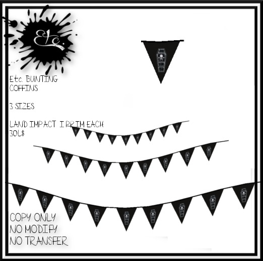 Etc. BUNTING - COFFINS
