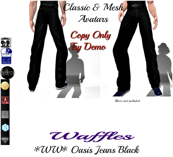 *WW* Oasis Jeans Black